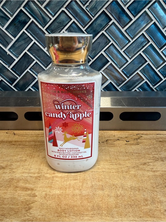 Bath & Body Works Other - Bath & Body Works Winter Candy Apple Body Lotion - Red & Gold Accents